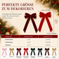 🎀 Große Samtschleifen für den Weihnachtsbaum, 10er-Set