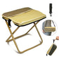 🏕️ Faltbarer Outdoor-Klapphocker mit Seitentaschen