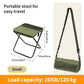 🏕️ Faltbarer Outdoor-Klapphocker mit Seitentaschen