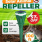 ⏳Zeitlich begrenztes Angebot⏳ Solar-Maulwurfschreck mit Bodenvibrationen – wasserbeständiger Tiervertreiber mit Schraub-Erdspieß für Garten und Rasen
