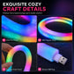 ✨ 50% RABATT! 🌟 Neon-Lichtband in Marderfell-Optik – 360° Rundumbeleuchtung ✨
