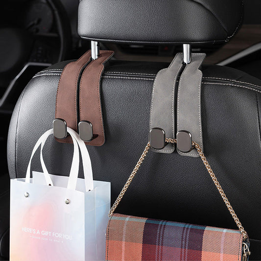 🚗Auto-Sitzlehnenhaken aus PU-Leder für Taschen und Kleidung