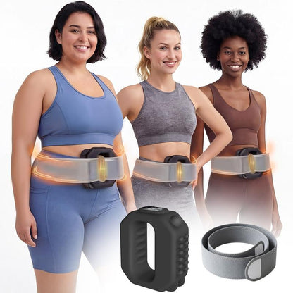 3-in-1-Faszienring-Massagegerät mit Vibration und Gürtel