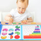 🧩 🎨Magnetisches Montessori-Bruchpuzzle aus Holz für Kinder