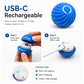 ⏳Zeitlich begrenztes Angebot⏳ Interaktiver Spielball für Hunde und Katzen – automatisch rollend und hüpfend, bewegungsaktiviert und per USB aufladbar