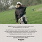 🧥Oversized Regenjacke mit breiter Kapuze 💧 Kurzes Modell mit Bubble-Saum und verstellbaren Ärmeln