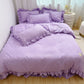 🛏️ 50% RABATT!✨ Bettwäsche-Set mit Rüschen