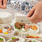 🍽️ Wiederverwendbare Aluminiumabdeckung für Speisen