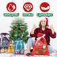 🎄Weihnachtsverkauf 50% Rabatt🎁 - Geschenktaschen mit Kordelzug (biologisch abbaubar)