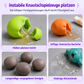 ⏳Zeitlich begrenztes Angebot⏳ DIY-Knetball-Bastelset – Squishy-Bälle selbst gestalten, mit weicher Füllung und langsamer Rückverformung, vier Setvarianten