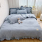 🛏️ 50% RABATT!✨ Bettwäsche-Set mit Rüschen
