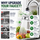 💆 KAUFE 1, ERHALTE 1 GRATIS! 🔥Wasserhahnfilter-Aufsatz mit 360°-Drehung und 3 Sprühmodi