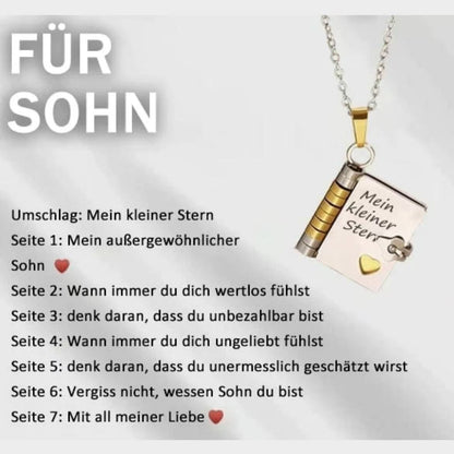 ⏳Zeitlich begrenztes Angebot⏳ 💖 50% RABATT! 📖 Herz-Buch-Halskette – Aufklappbar & besonderes Geschenk ✨
