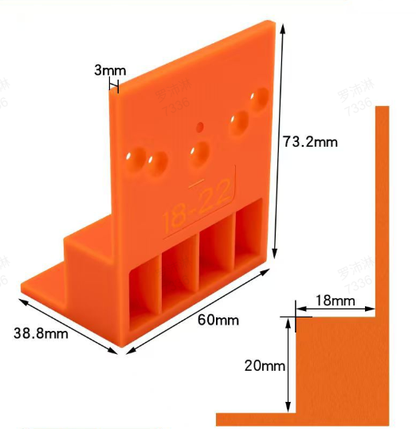 📢📢Kaufe 1, erhalte 1 gratis！！⏰ 🛠️ Montagepositionierer für Schrank-Seitenplatten