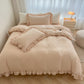🛏️ 50% RABATT!✨ Bettwäsche-Set mit Rüschen