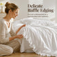🛏️ 50% RABATT!✨ Bettwäsche-Set mit Rüschen