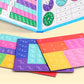 🧩 🎨Magnetisches Montessori-Bruchpuzzle aus Holz für Kinder