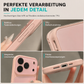 🌸Glas-Handyhülle mit integriertem Kameraschutz für iPhone 15, 16 und 17
