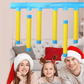⏳Zeitlich begrenztes Angebot⏳ Reaktions-Fangspiel mit 6 Fallstäben – drei Geschwindigkeiten, USB-aufladbar, gelbe Haupteinheit und blaue Stäbe