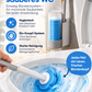 ⏳Zeitlich begrenztes Angebot⏳ Toilettenbürsten-System zur Wandmontage – Einweg-Reinigungsköpfe mit integriertem Reiniger und Ein-Knopf-Abwurf