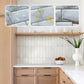 ⏳Zeitlich begrenztes Angebot⏳ Selbstklebender Küchen-Spritzschutz aus PET – zuschneidbarer Wandschutz, 23 × 29 cm, fünf Farben