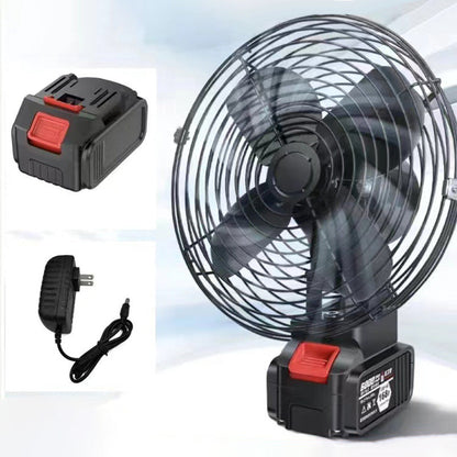 🔥🎁Nyhet 50 % RABATT🔥 🍃8-tums batteridriven utomhusfläkt för camping