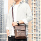 🔥 50% RABATT 💼 Herr Messenger Crossbody Väska 🚶‍♂️ minimalistisk design, vattenavvisande & perfekt för affär & fritid 🌿
