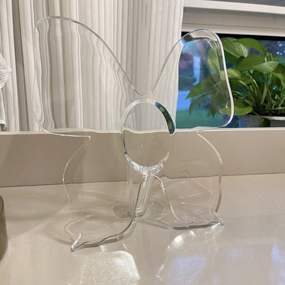 🦋 Transparente Schmetterling Glasvase ✨ Zauberhafte Deko