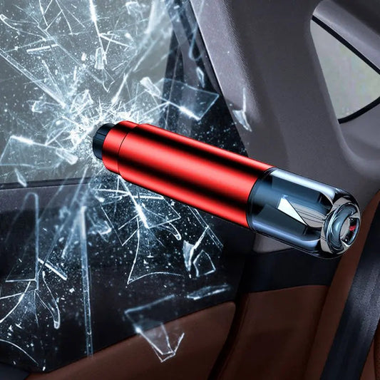 🛠️💥Kompaktes Auto-Notfallwerkzeug mit Gurtschneider und Scheibenbrecher
