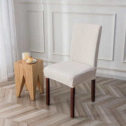 🪑Jacquard-Stuhlhusse mit Karomuster für Esszimmerstühle