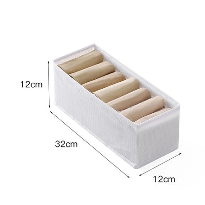 🔥 🎁7-Fächer-Kleiderorganizer für Schublade und Kleiderschrank