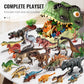 ⏳Zeitlich begrenztes Angebot⏳ 🦖 Lehrreiches Dinosaurier-Spielset mit T-Rex-Aufbewahrungsbox