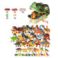 ⏳Zeitlich begrenztes Angebot⏳ 🦖 Lehrreiches Dinosaurier-Spielset mit T-Rex-Aufbewahrungsbox