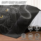 ⏳Zeitlich begrenztes Angebot⏳ Kuscheldecke mit schwarzem Katzenmotiv – weich, leicht und wärmend für Sofa, Bett und Reisen, in 4 Größen