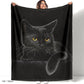 ⏳Zeitlich begrenztes Angebot⏳ Kuscheldecke mit schwarzem Katzenmotiv – weich, leicht und wärmend für Sofa, Bett und Reisen, in 4 Größen