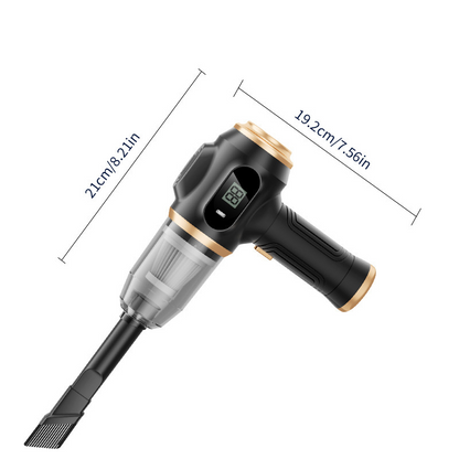 🚗 Kabelloser 4-in-1-Autostaubsauger mit USB-C-Aufladung