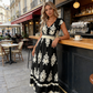 👗 50% RABATT! 🌸 Maxiklänning med V-ringning och barockmönster för kvinnor – Elegant, ledig & perfekt för sommarfester, bröllop eller romantiska utekvällar ✨