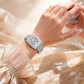 ⏳Zeitlich begrenztes Angebot⏳ Damenuhr mit Strass-Glanz