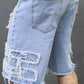 🔥 50% RABATT NU! 🩳 Rivna jeansshorts för herr – avslappnad streetstyle & skön komfort för sommaren ☀️🛹