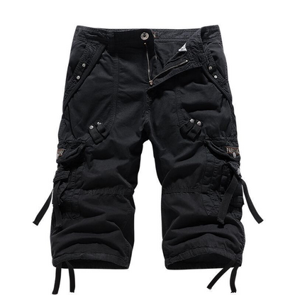 🩳 50% RABATT NU! 👖 Men's Multi-Pocket Cargo Shorts – Relaxad Passform, Andningsbar Bomullsblandning & Robust Konstruktion 💪
