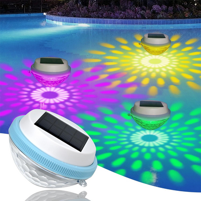 🔥🎁Nyhet 50 % RABATT🔥📉 Priserna har sjunkit! Skynda dig innan det tar slut 🏃‍♂️LED-solcellsdrivet flytande poolbelysning