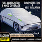 🚗🛡️ 50% RABATT! Dicke Halbgarage Autoabdeckung – Sonnen- & Schneeschutz – Isolierend, wasserdicht & perfekt für Frontscheibe, Motorhaube & Dach ❄️☀️