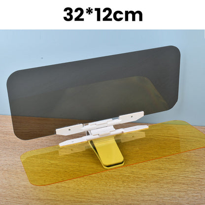⏳Zeitlich begrenztes Angebot⏳ Auto-Sonnenblende zum Anklemmen – graue und gelbe Sichtscheibe, PVC, zwei Größen