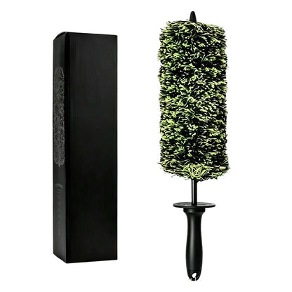 🔥2026 Hetsäljande vara💥 49% rabatt🧼 Hjulborste – Djuprengörande mikrofiber, lämplig för hjul, bromsok och motorrum – Mjuka borst som inte repar, ergonomiskt handtag + knogeskydd – Inkluderar förvaringsfodral