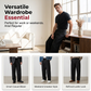 👖 50% RABATT NU!👔 Herr Klassisk Vida Ben Kostymbyxor – Skrynkelfria & Andningsbara – Formell Essential 🥂