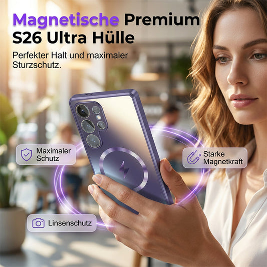 📱🧲Matte magnetische Schutzhülle für Samsung Galaxy S23 bis S26