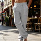 👖 BEGRÄNSAD TID: 50 % RABATT! ✨ Casualbyxor för män – elastisk midja, bomullsblandning, avslappnad passform 🍂