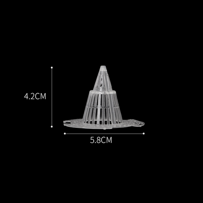 ⏳Zeitlich begrenztes Angebot⏳ 3D-Drainagekegel für Blumentöpfe im 10er-Set – wiederverwendbare Netzeinsätze aus Polypropylen, 3 Größen