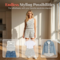 🏆Sista dagen – 50 % rabatt🔥Set med randig ärmlös topp och shorts för dam