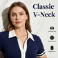 👚 50% OFF NOW! 🌊 Women's Shirt & Pants 2-Piece Set – Classic V-Neck, High-Waisted Flared Pants & Ultra-Soft Blend – Work to Weekend ☀️